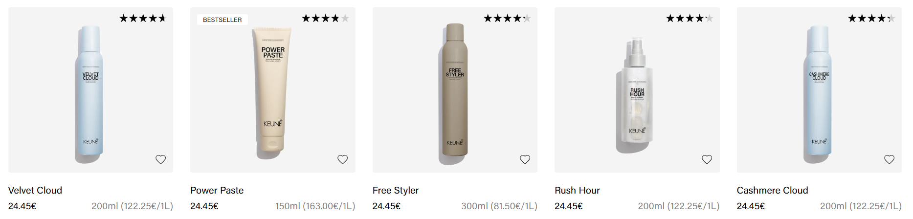 Keune Bestseller-Produkte